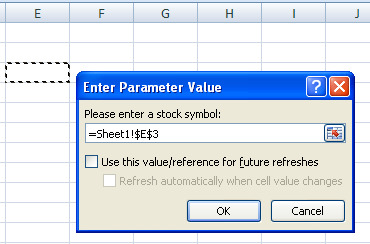 excel web query how to create excel dynamic web query excel web query parameters