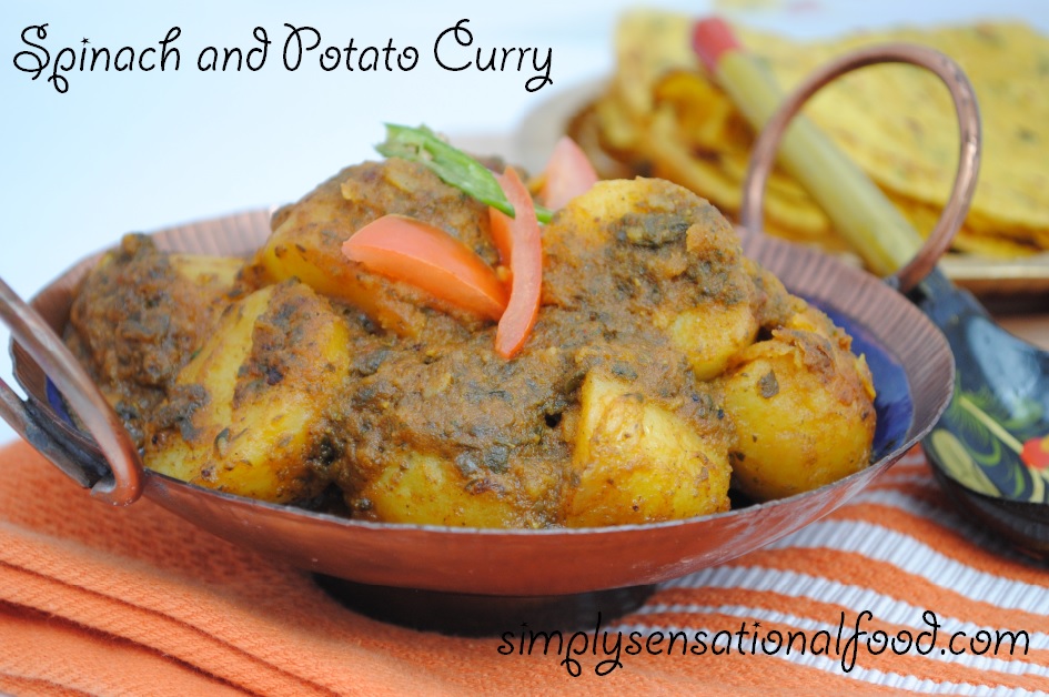simply.food Spinach and Potato Curry