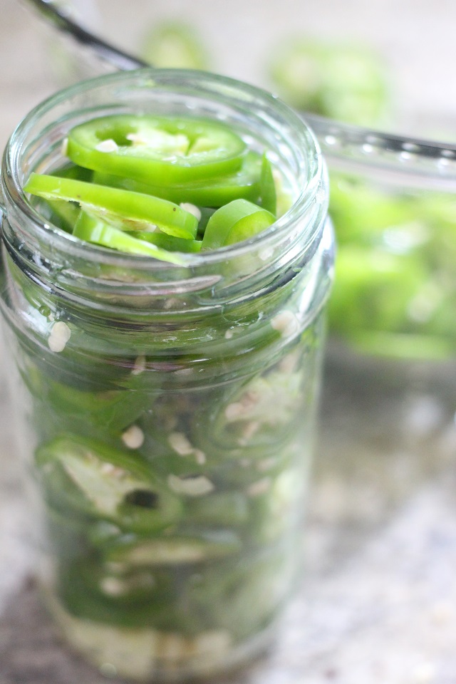 Mama Loves Food! Pickled Garlic Jalapenos