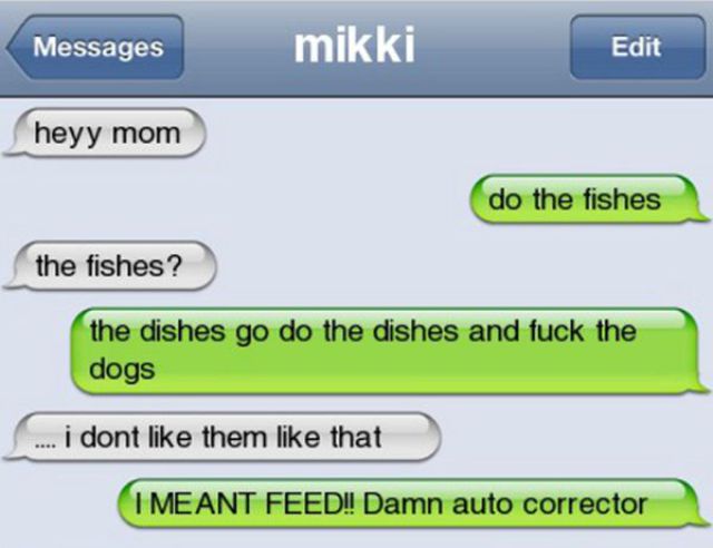 text messes