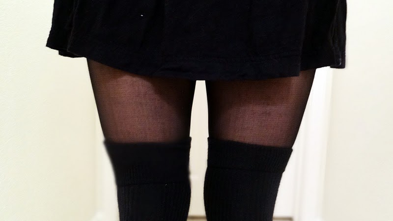 in thigh highs Twinks