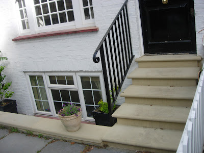 York stone steps and copings