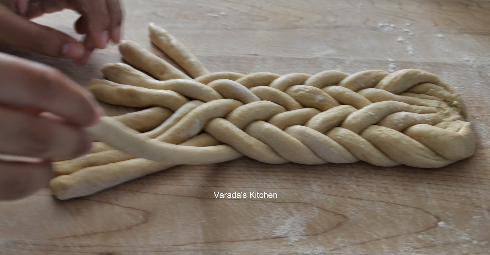 Varada's Kitchen Braided Bread