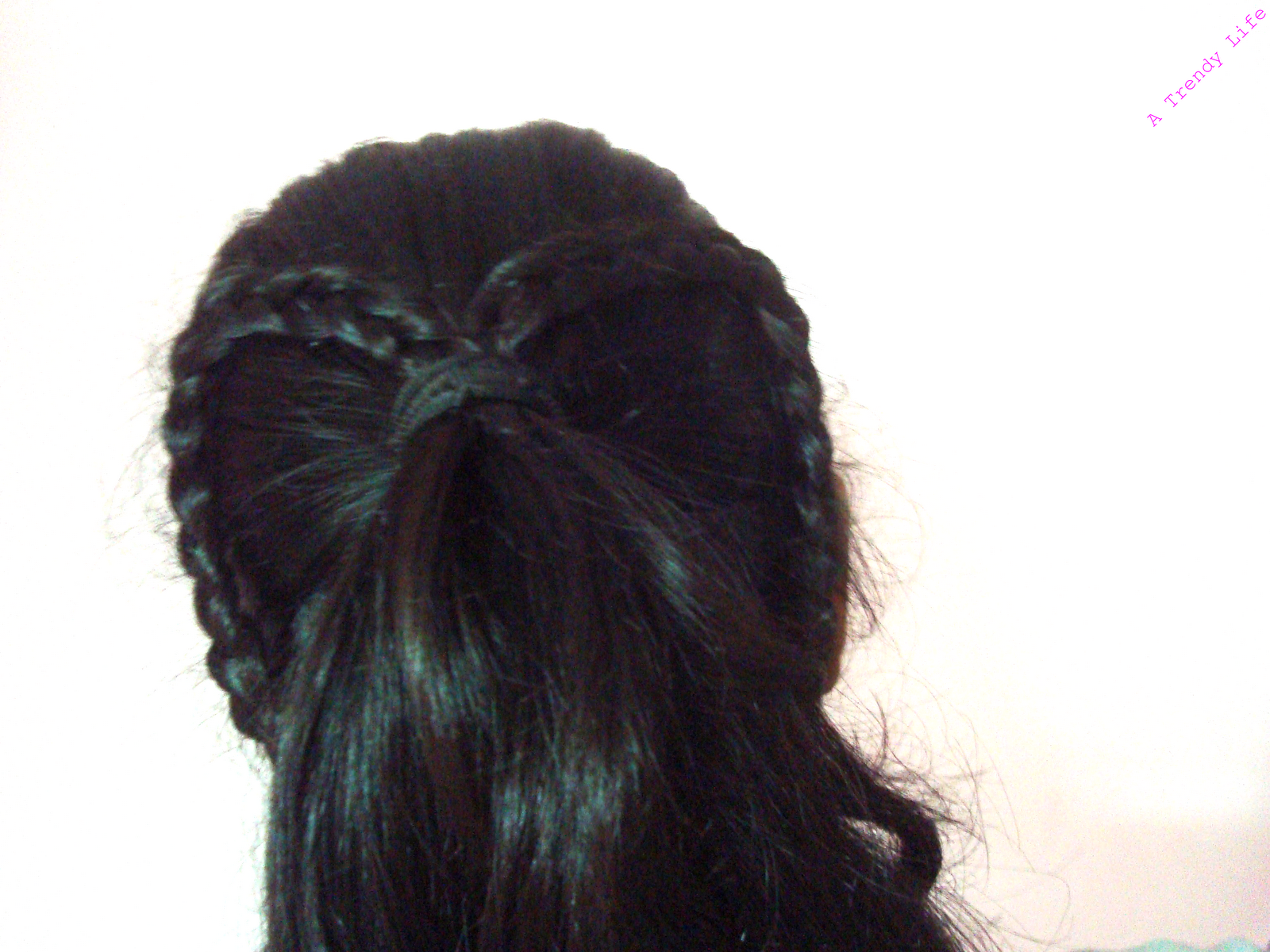 A Trendy Life Valentine S Day Series Heart Shaped Braided Ponytail