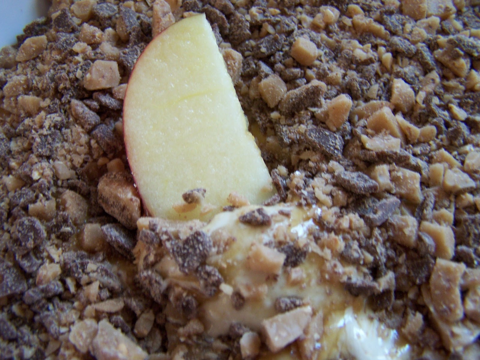 cream cheese apple dip heath bar