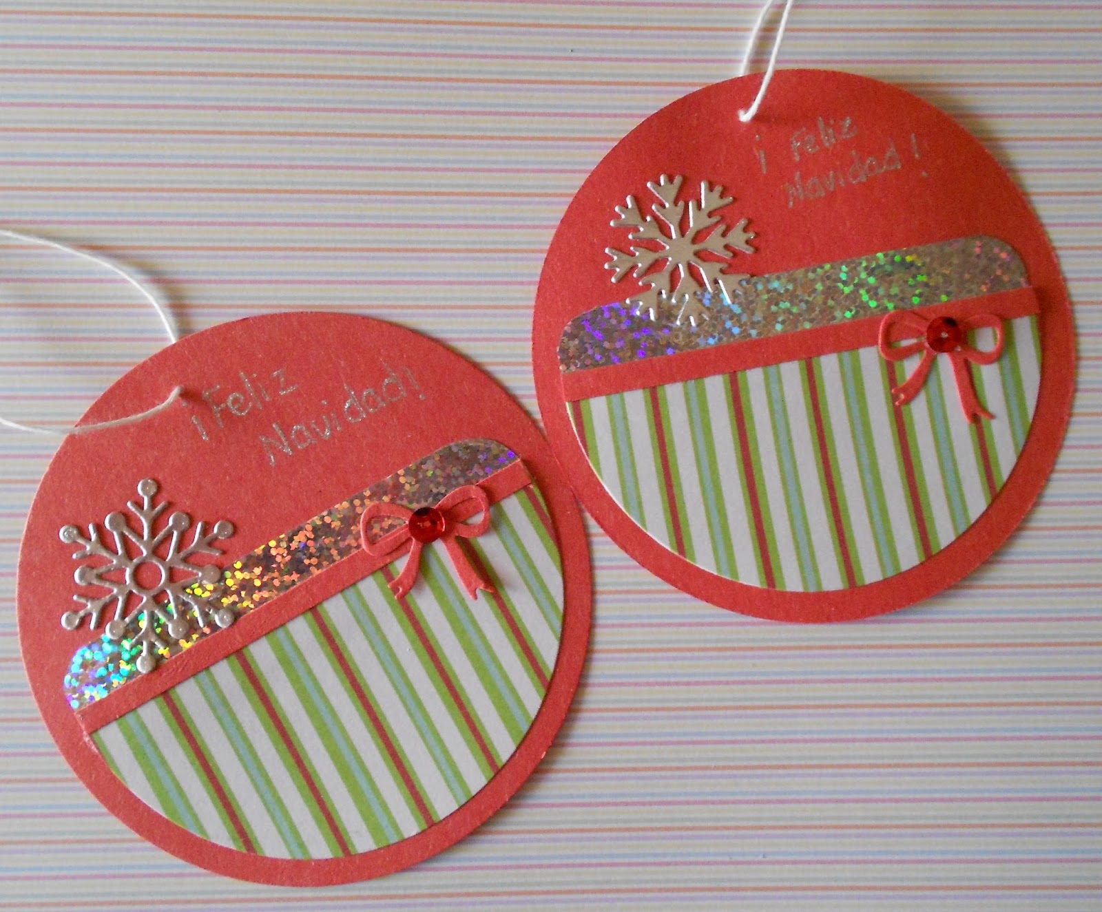 My Crafty Inspiration Little Christmas round cards