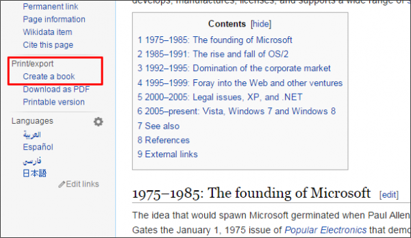 how to create an ebook from wikipedia true tech4 how to print wikipedia