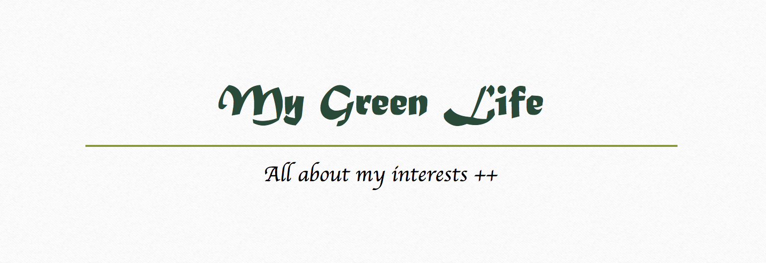 ♥ ♥ MY GREEN Notes ♥ ♥