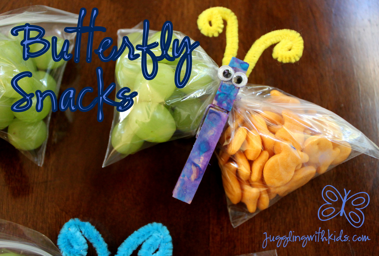 Party Ideas Butterfly Snacks Magic Imprints