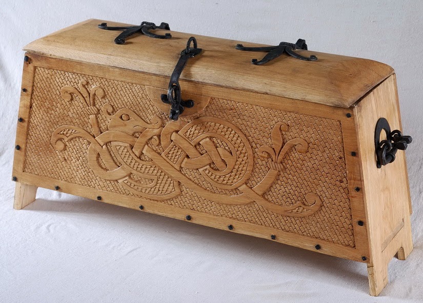 The Oak and the Antler Viking wooden chests