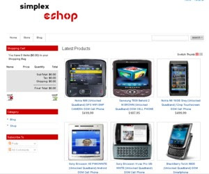 SimplexEshop Blogger Template