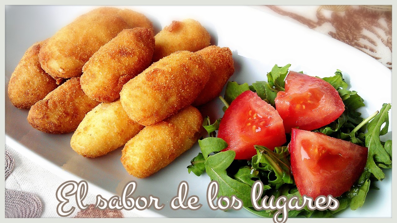 Croquetas De Pollo Asado En Su Jugo.
