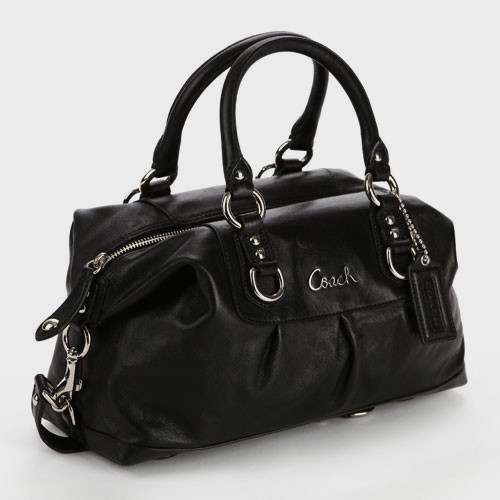 coach ashley leather satchel