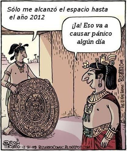 HUMOR CALENDARIO MAYA