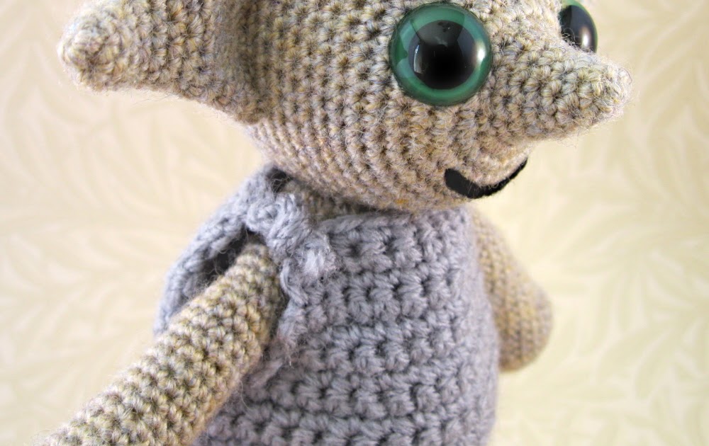 LucyRavenscar Crochet Creatures Dobby the House Elf