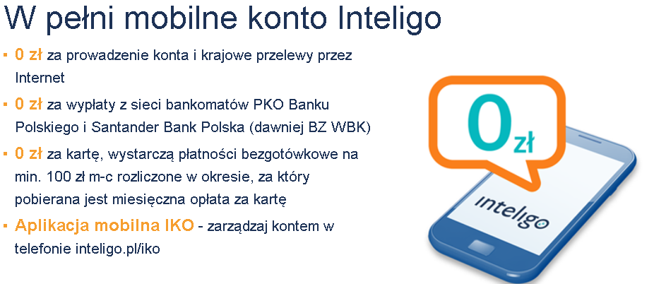 Konto internetowe Inteligo