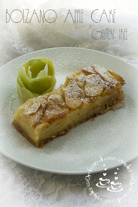 Bolzano apple cake, gluten free