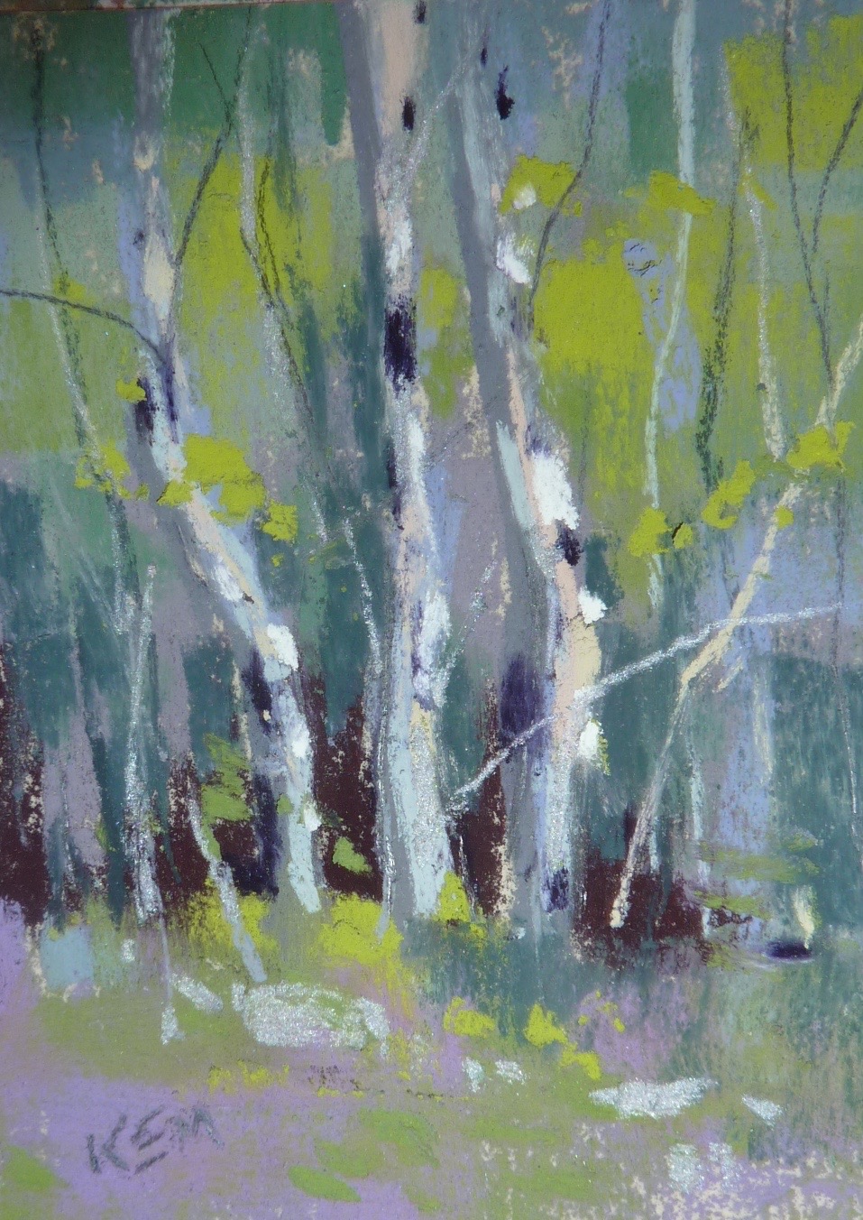 Painting My World Adding a Metallic Touch...with Henri Roche Pastels