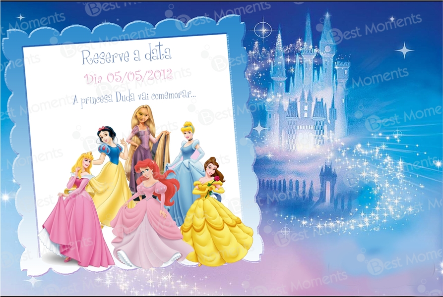 save the date cinderela