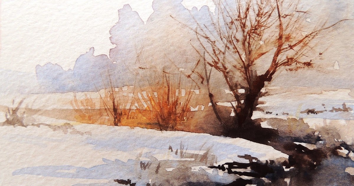 Susan Kennedy Art: Winter Watercolor!