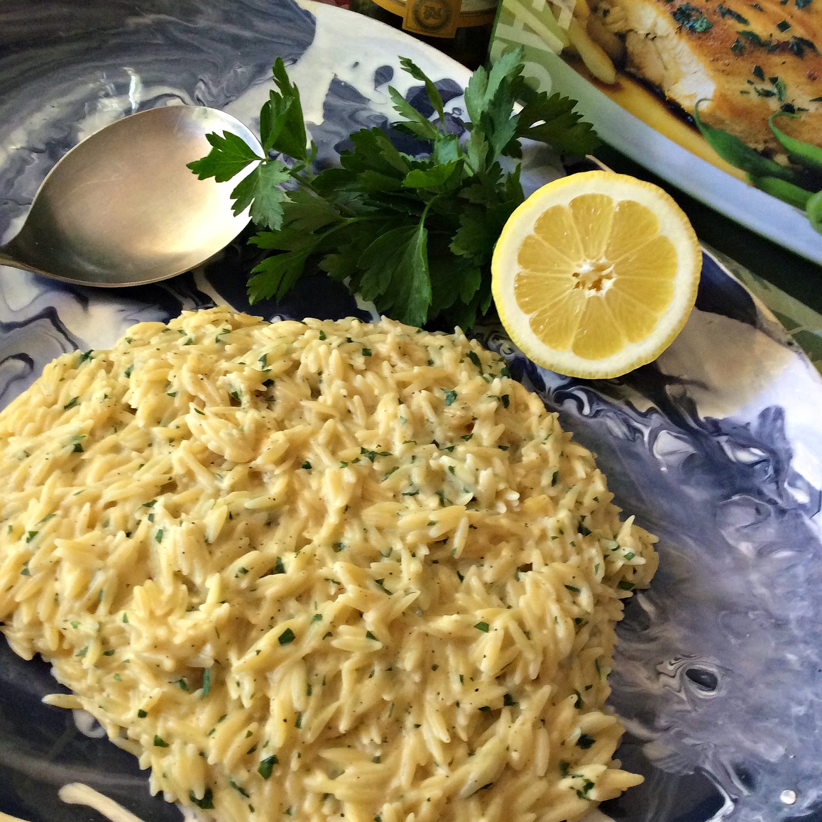 Cooking On A Budget Lemon and Parsley Orzo Risotto