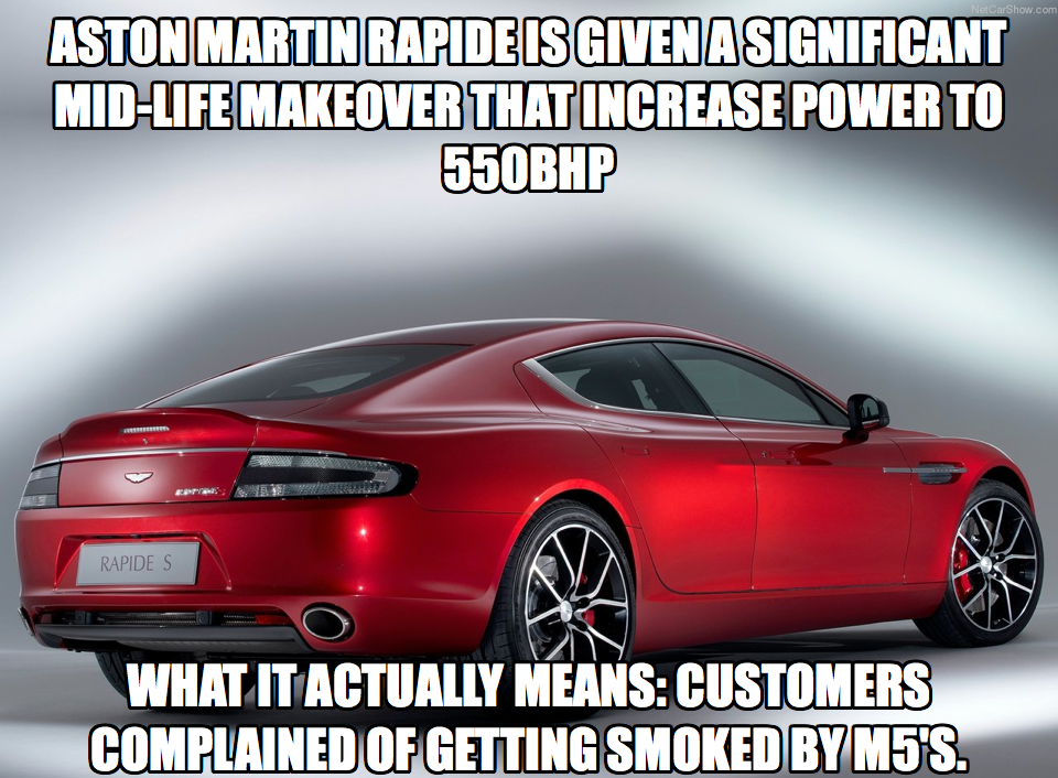 Aston Martin Rapide S Burnedsap