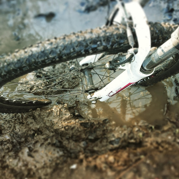 Muddy Bike in COrnwall