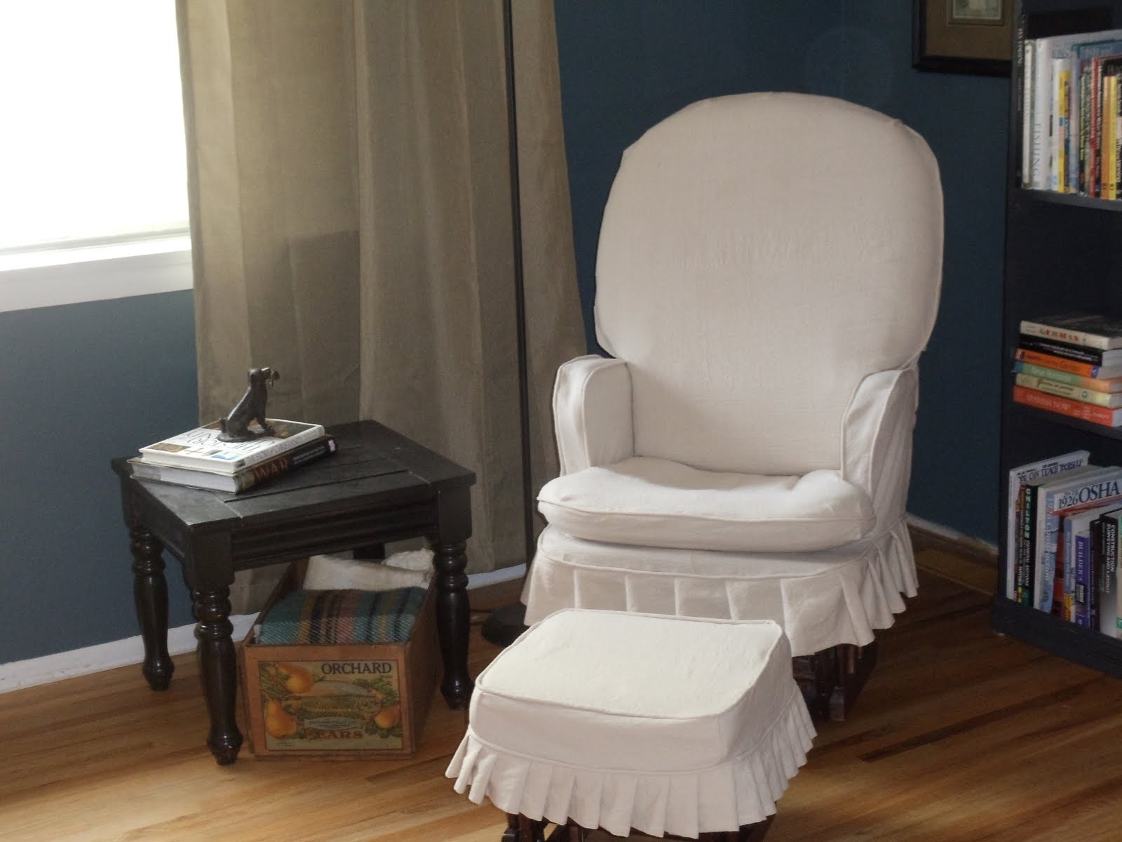 SimpleVintageStyle Rocking Chair Slipcover Reveal
