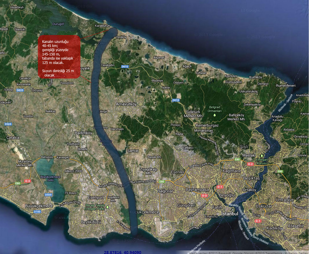 Arnavutkoyde Satilik Arsa Kanal Istanbul