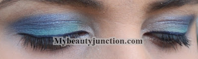 EOTD: Blue smoky eye makeup with Sleek Candy Collection shadows