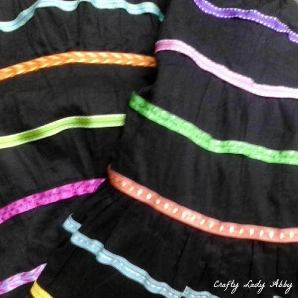CLOTHING TUTORIAL Mexican Rainbow Ribbon Skirt