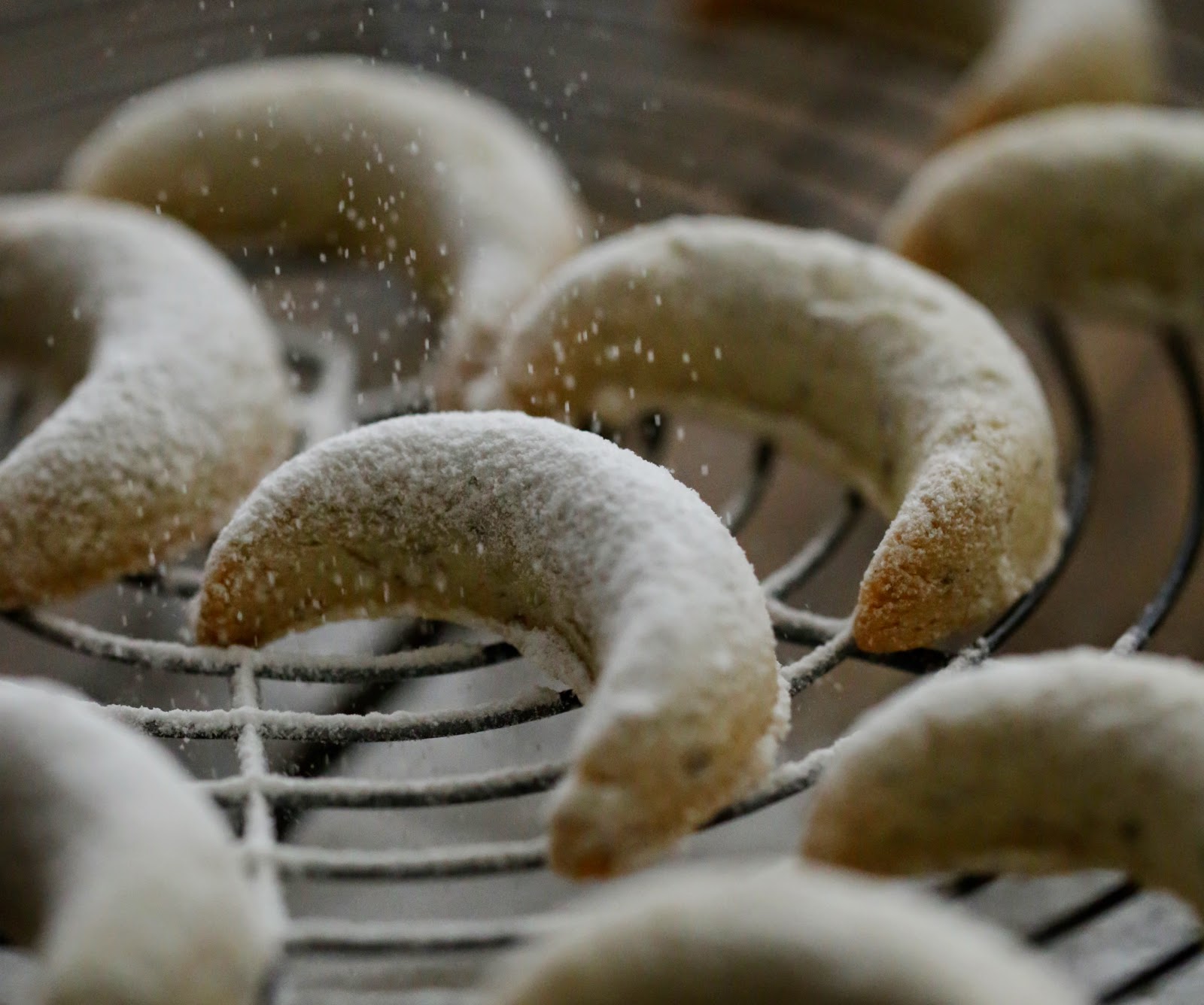 vanillekipferl , croissants vanille bredele , gâteaux Noel , vanillekipferl , croissants vanille
