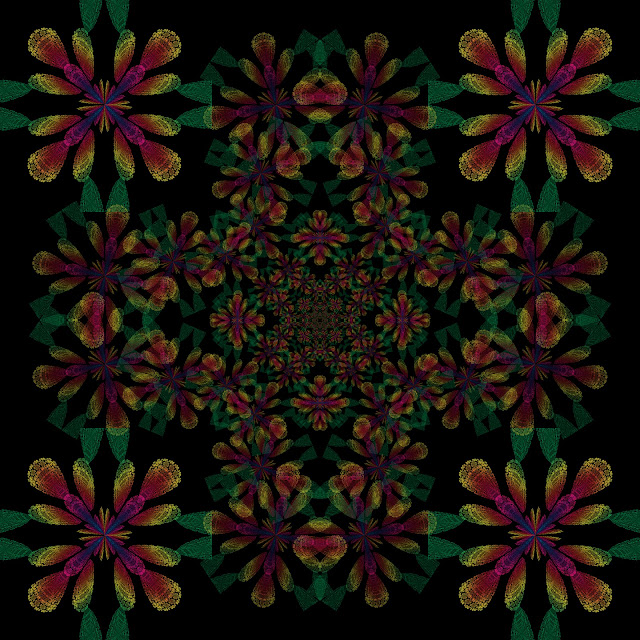 mandalas, fractales, patterns, efectos visuales, efectos opticos