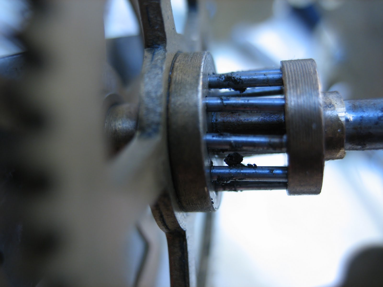 Hamiltons_Clock_Services Lantern Pinion Mantle Clock