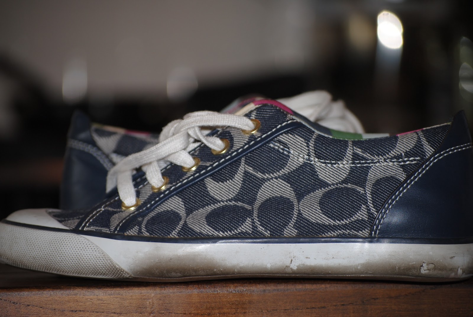 Mommie Joys Coach Tennis Shoes From Goodwill