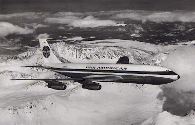 A trágica carreira dos DeHavilland Comet 1 Boeing+707-121+Pan+Am