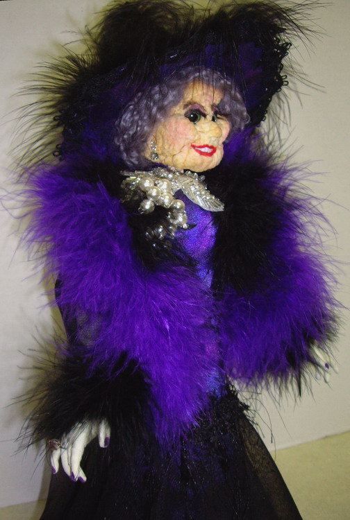 apple head witch doll