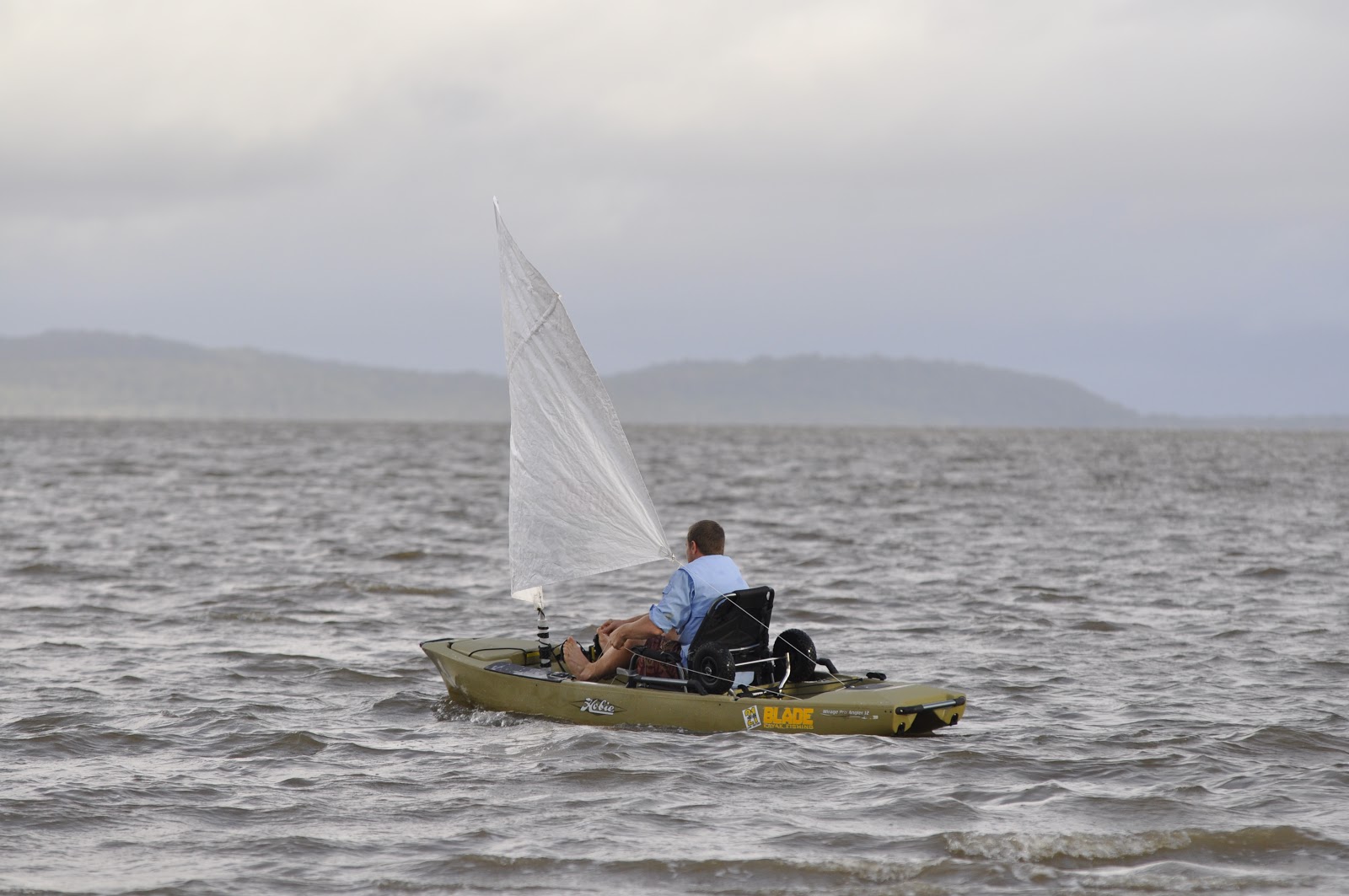 The Ordinary Angler DIY Hobie kayak sail kit