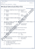 Solutions And Electrolytes - MCQs - Chemistry XI