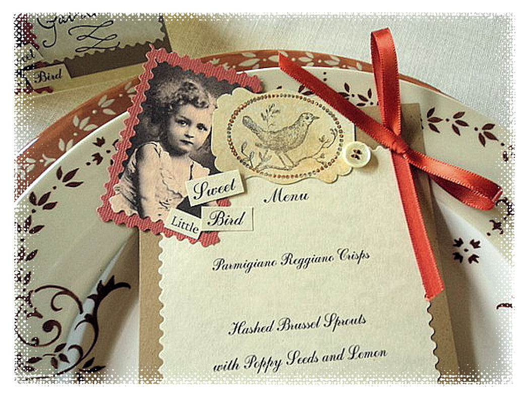 Shannon's Shanonigins Marvelous Menu Cards & Party Paperware
