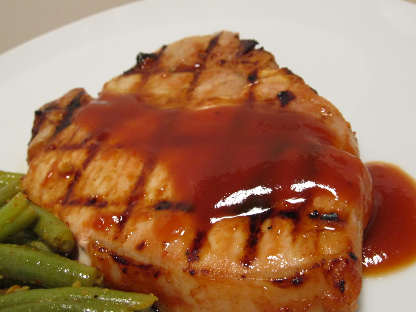 Jenn's Food Journey Pork Chops with Pineapple BBQ Sauce
