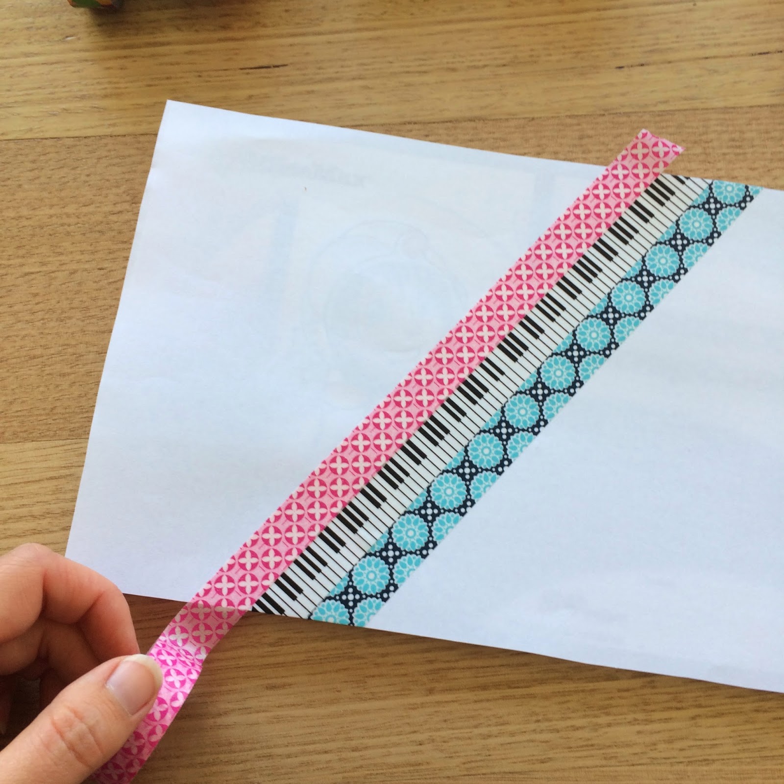 make it perfect .Washi Tape the school books.