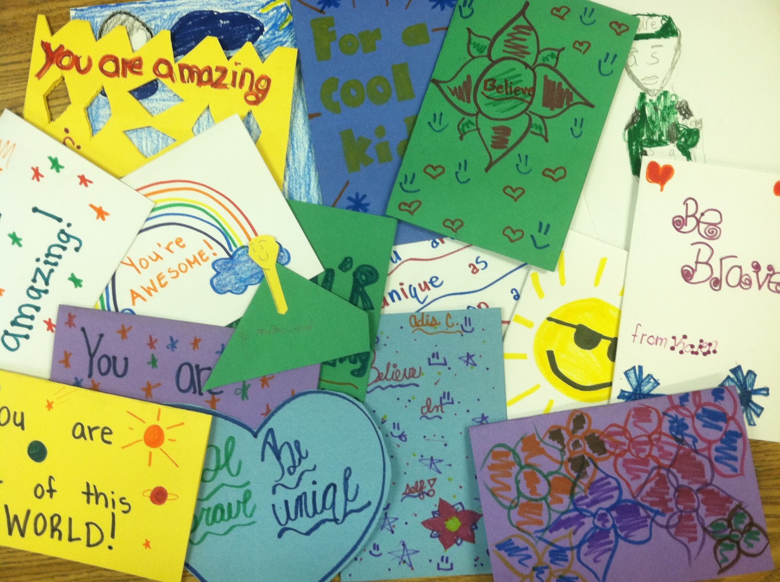 Lattes & Laughter Cards for Hospitalized Children