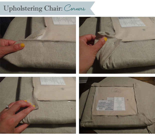 Ally and Callie The Other 128 Hours DIY Upholstering Perfect Corners