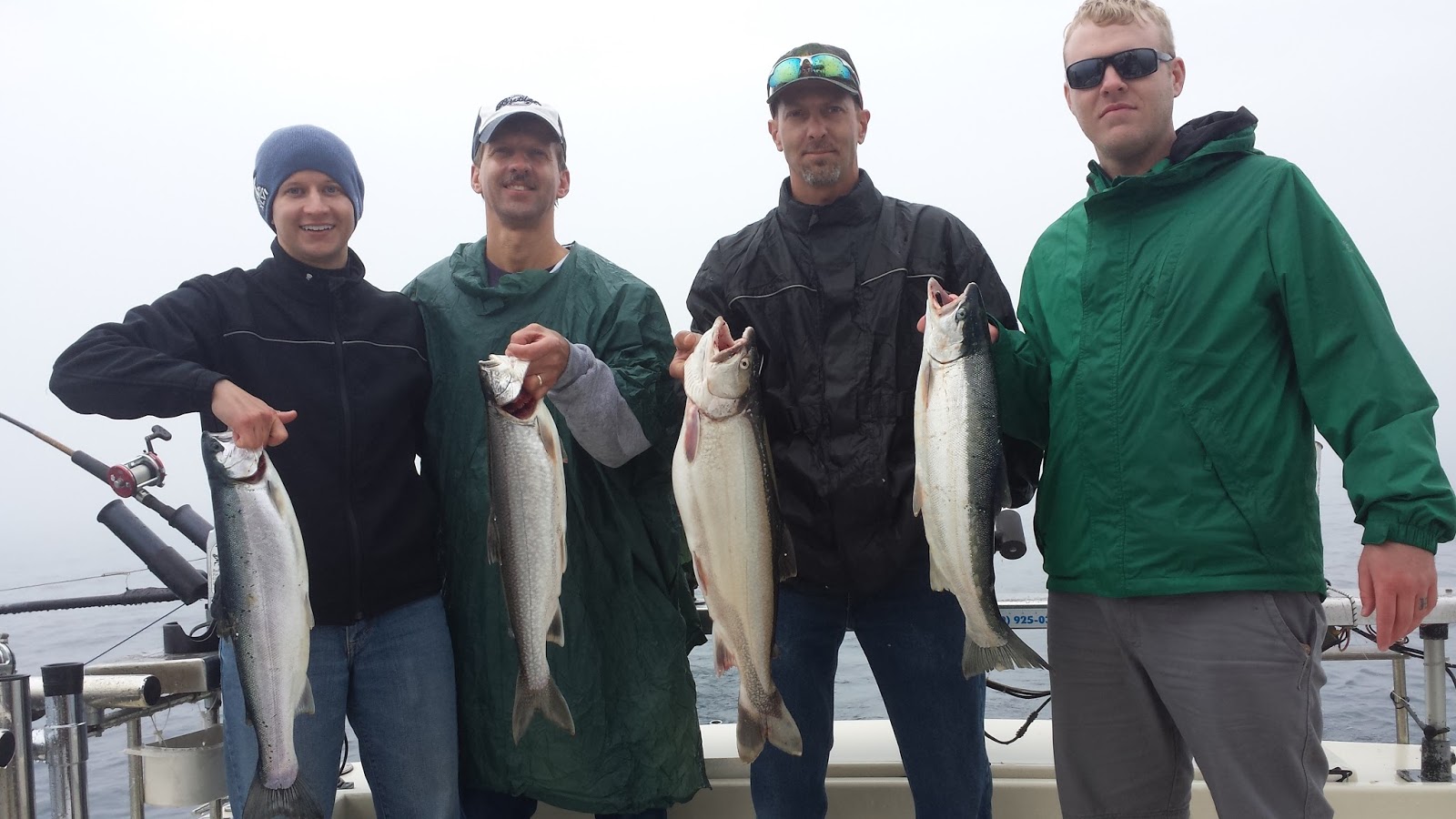 Lake Michigan Salmon Fishing News from Big Bird Charters 06/07/15 BIG