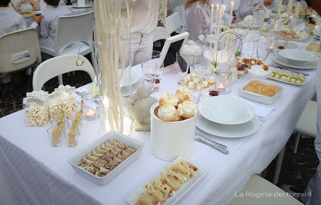tavolo e decorazioni cena in bianco cena in bianco