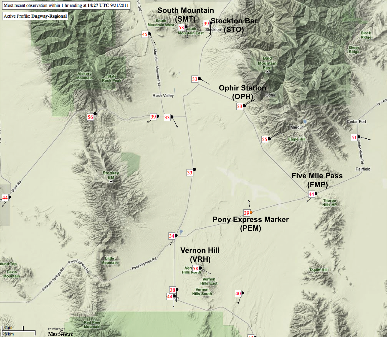 Wasatch Weather Weenies Basin Cold Pools of the Rush Valley