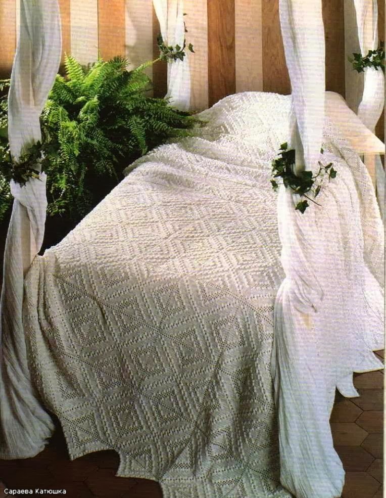 Crochet CROCHETED BEDSPREAD