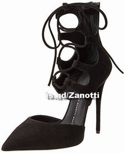 Giuseppe Zanotti Women's Lace-Up Pointy Toe High Heel D Orsay Pump