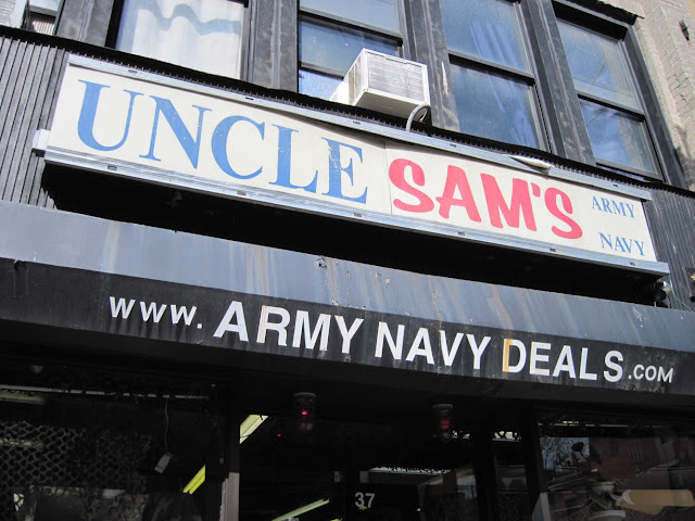 Uncle Sam's Army Nave shop is among the Old New York spots to cry Uncle